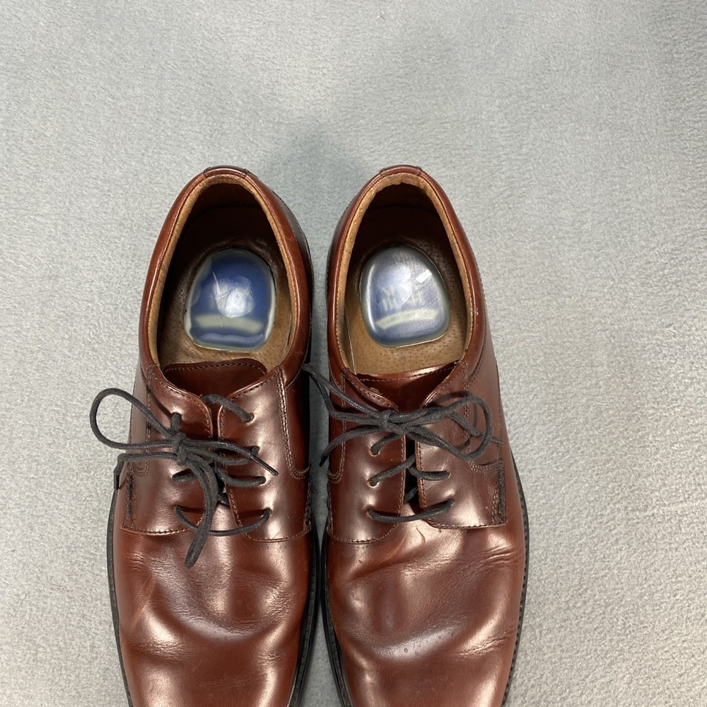 Nunn Bush Men's 10.5M Leather Dress Shoes Fenway Cognac Lace Up - Picture 3 of 8